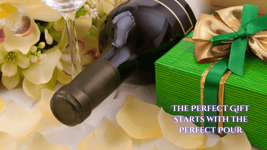 Bottle of wine and a gift package