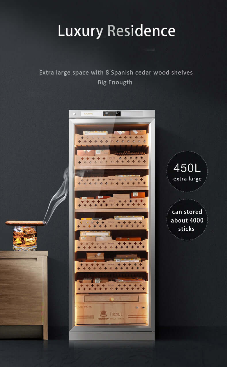Raching CT48A - Electric Climate Control Cabinet Humidor (4000) Cigars product description image