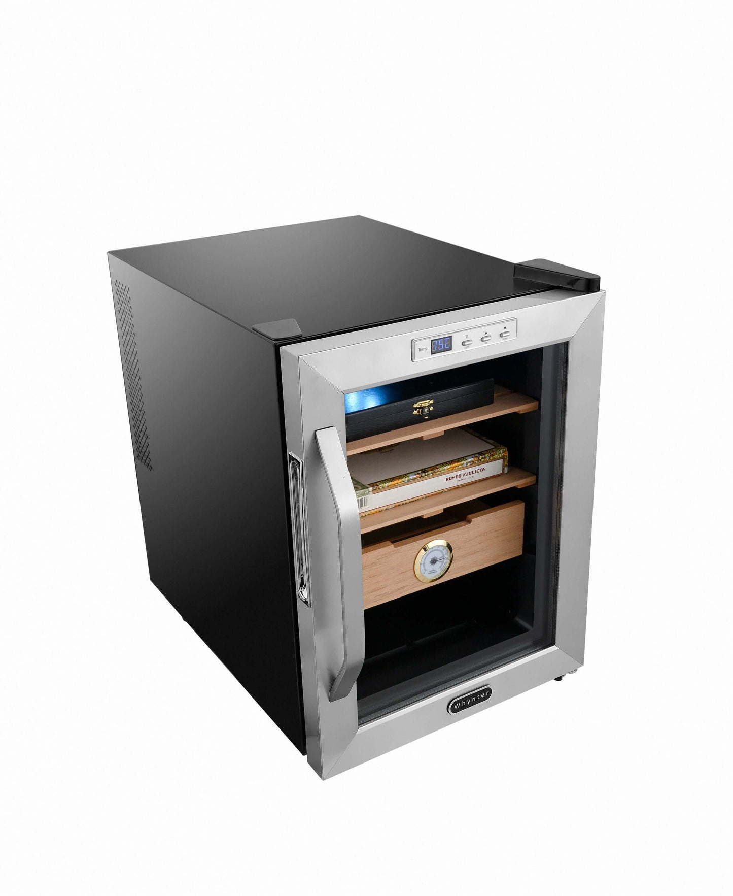 Whynter CHC-120S 250-Count 1.2 cu. ft. Electric Cigar Cooler Humidor - Stainless Steel