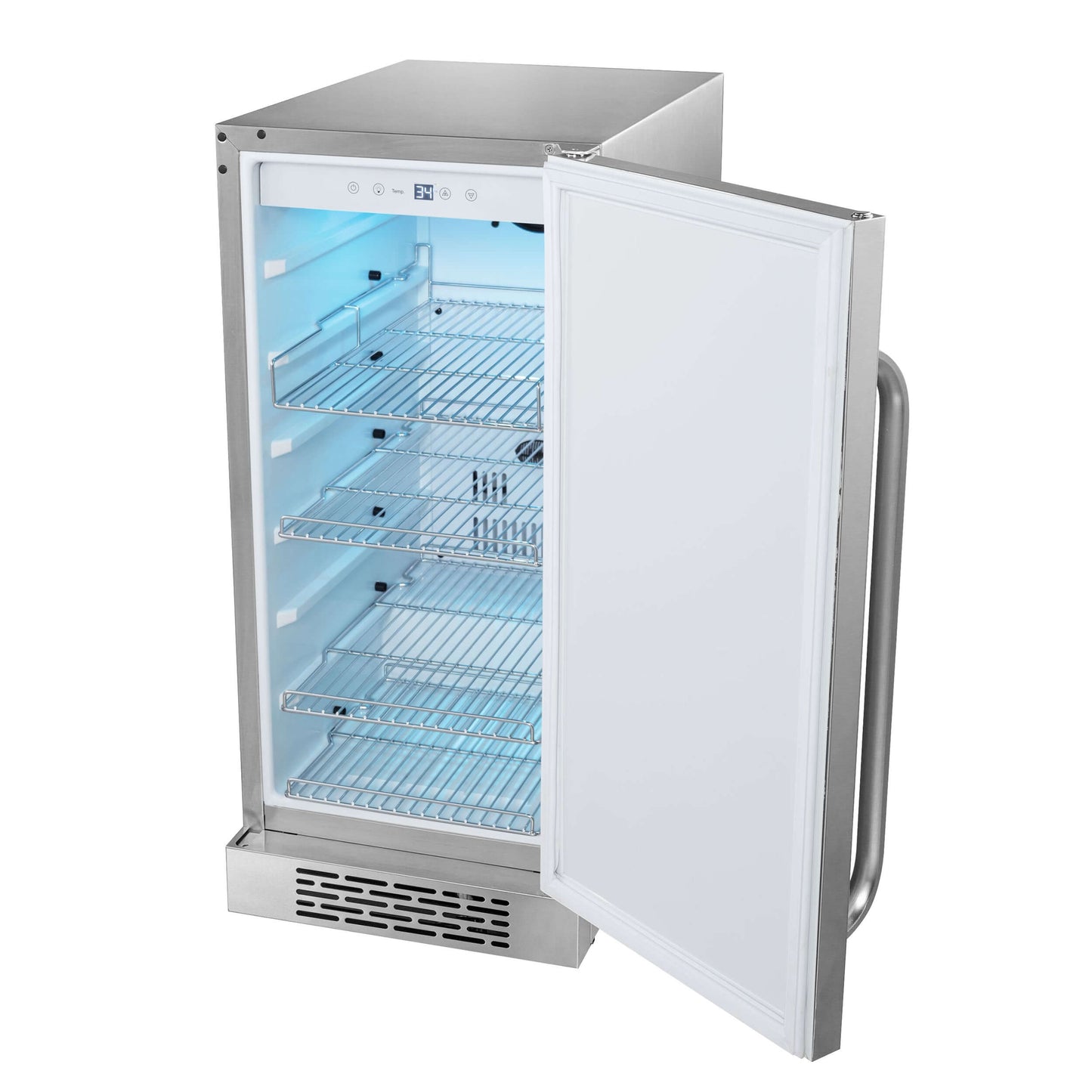 Whynter BOR-326FS 15″ Built-In Energy Star 3.0 cu. ft. Indoor/Outdoor Beverage Refrigerator Weather Proof Cooler