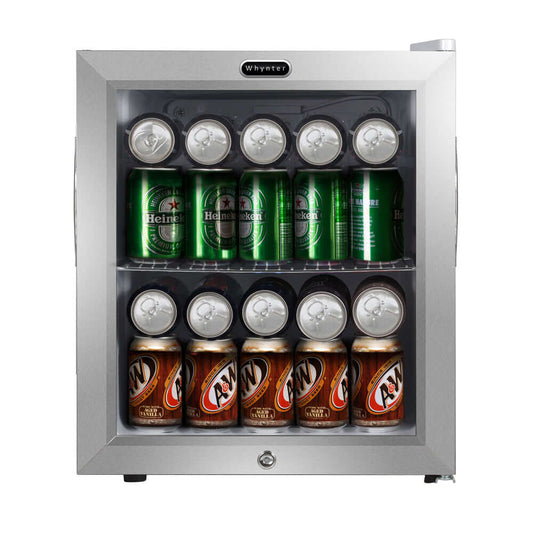 Whynter BR-062WS 17″ 68 Can Freestanding Stainless Beverage Refrigerator