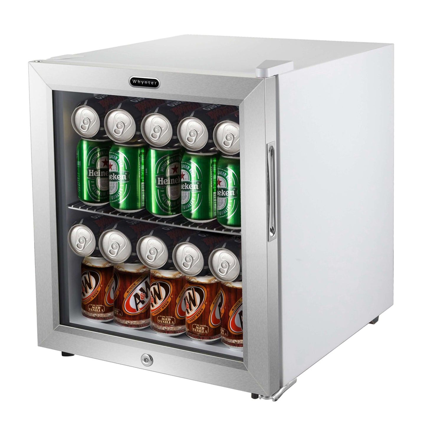 Whynter BR-062WS 17″ 68 Can Freestanding Stainless Beverage Refrigerator