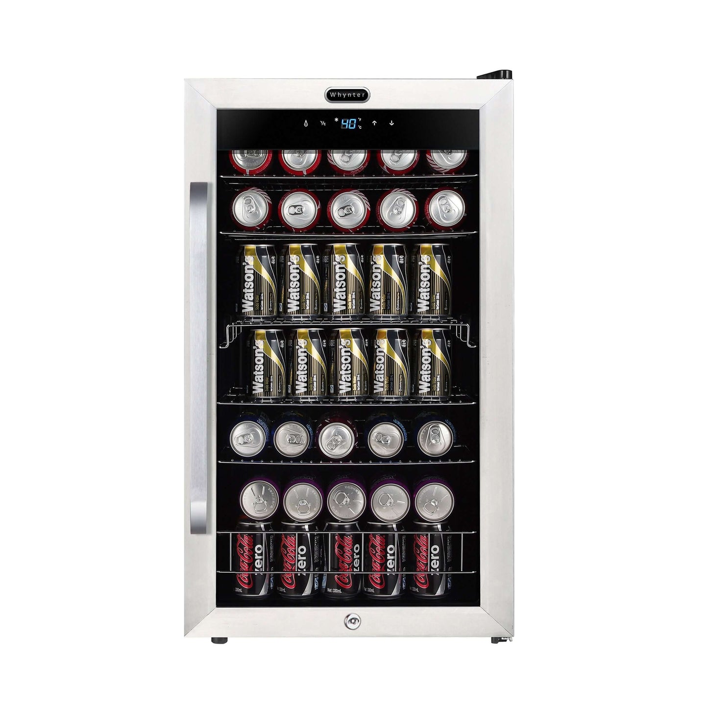 Whynter BR-1211DS 19″ 136 Can Stainless Freestanding Beverage Refrigerator/Cooler