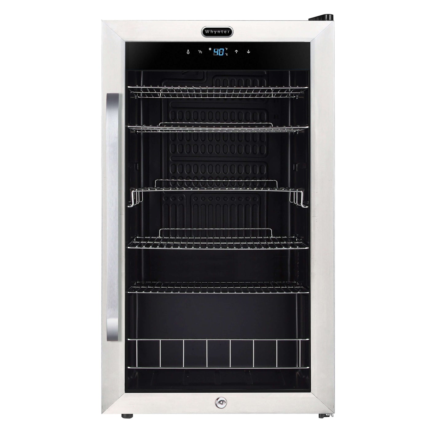 Whynter BR-1211DS 19″ 136 Can Stainless Freestanding Beverage Refrigerator/Cooler