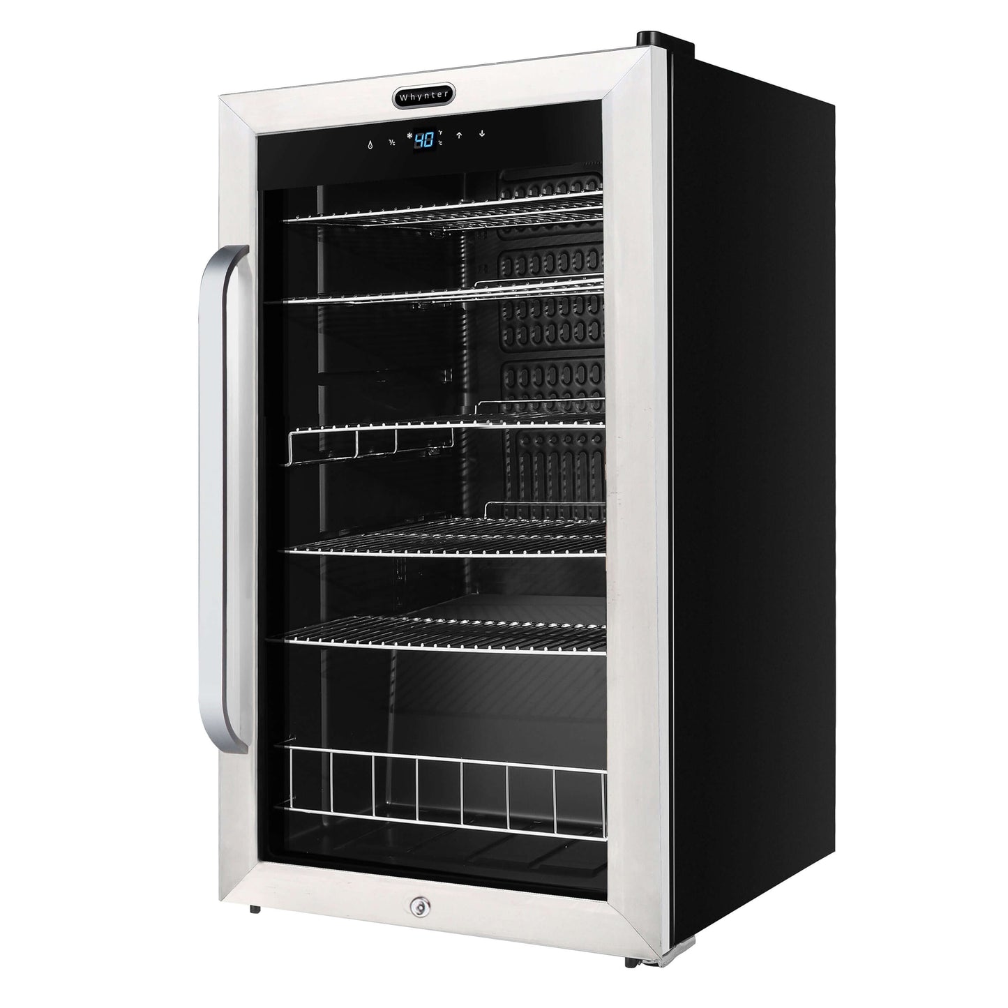 Whynter BR-1211DS 19″ 136 Can Stainless Freestanding Beverage Refrigerator/Cooler