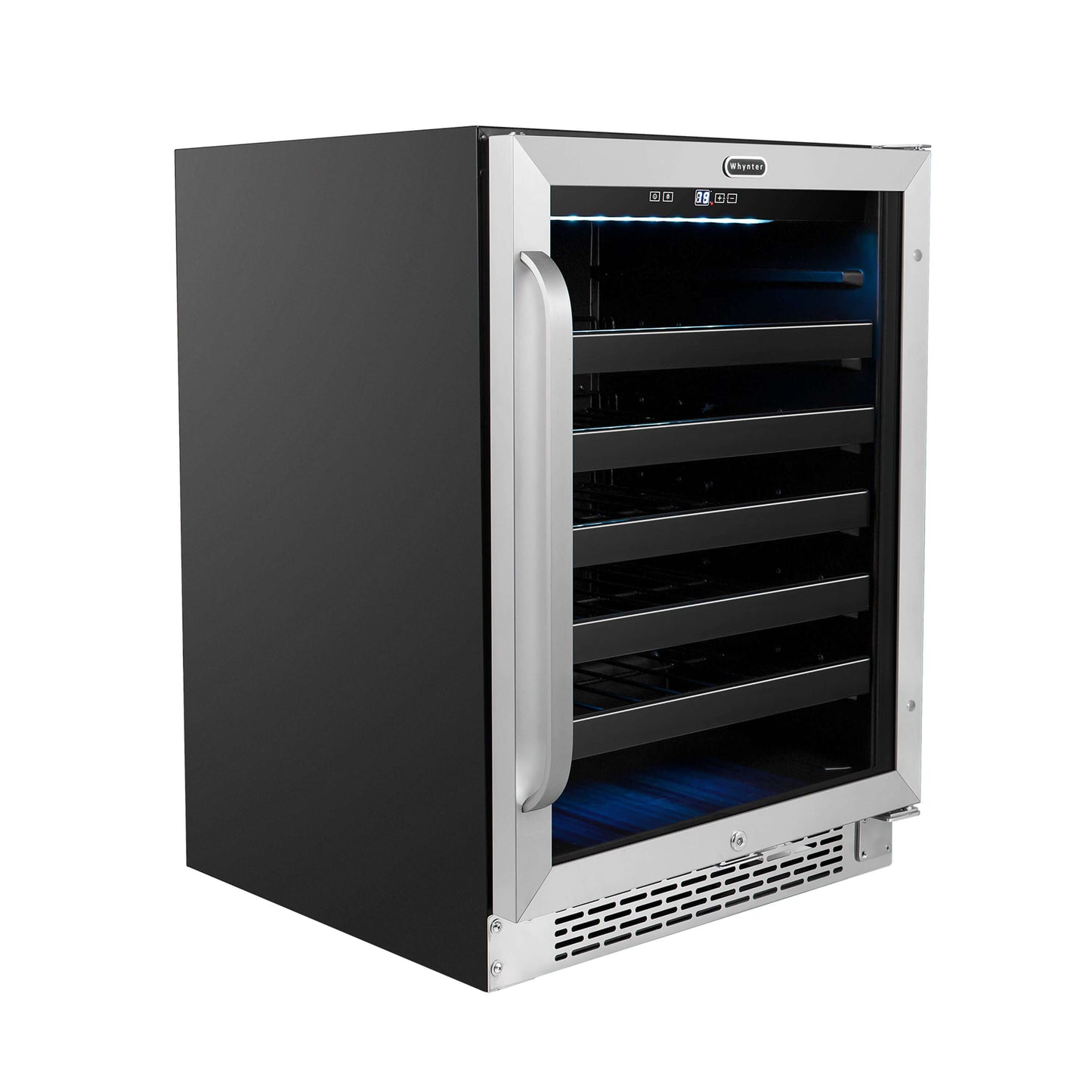 Whynter BWR-408SB 24″ Built-In 46 Bottle Under-counter Stainless Steel Wine Refrigerator
