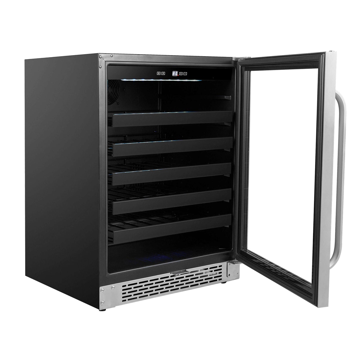 Whynter BWR-408SB 24″ Built-In 46 Bottle Under-counter Stainless Steel Wine Refrigerator
