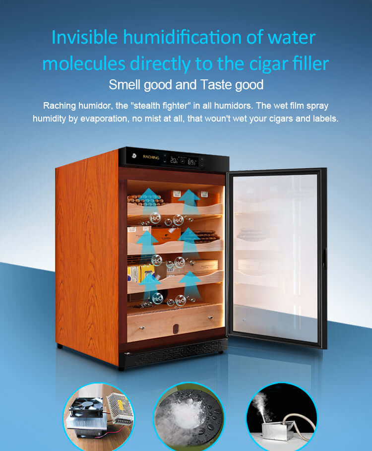 Raching Climate Controlled Cigar Humidor C150A image of product description