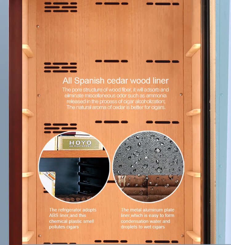 Raching Climate Controlled Cigar Humidor C150A image of product description