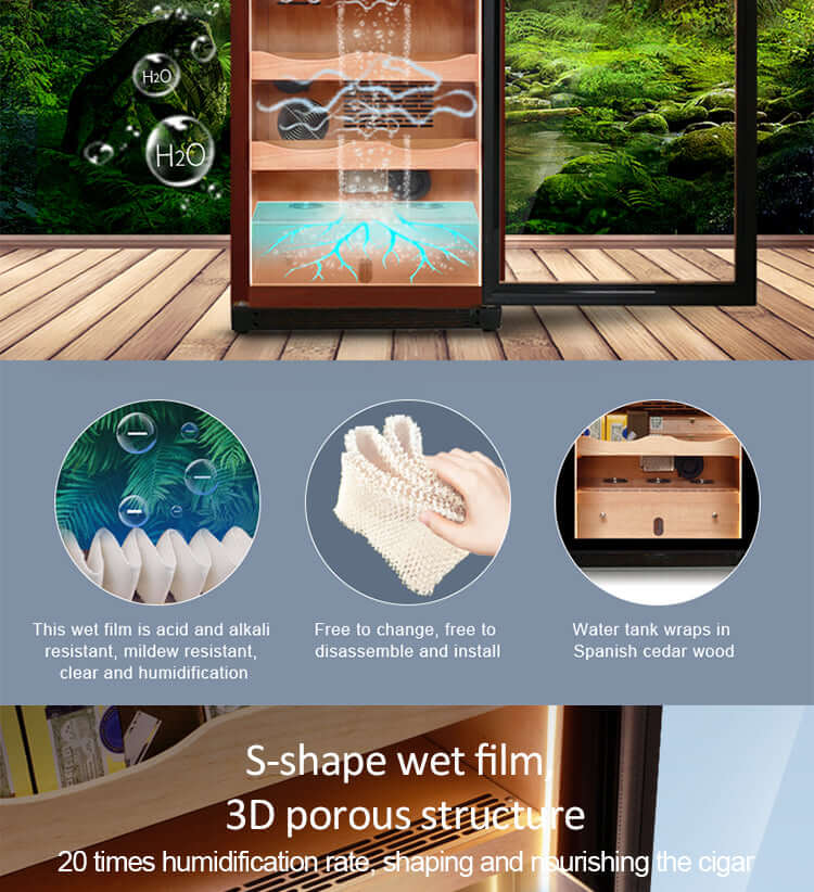 Raching Climate Controlled Cigar Humidor C330A image of product description