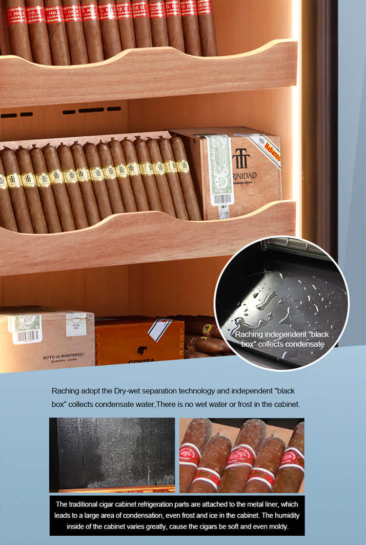 Raching Climate Controlled Cigar Humidor C380A image of product description