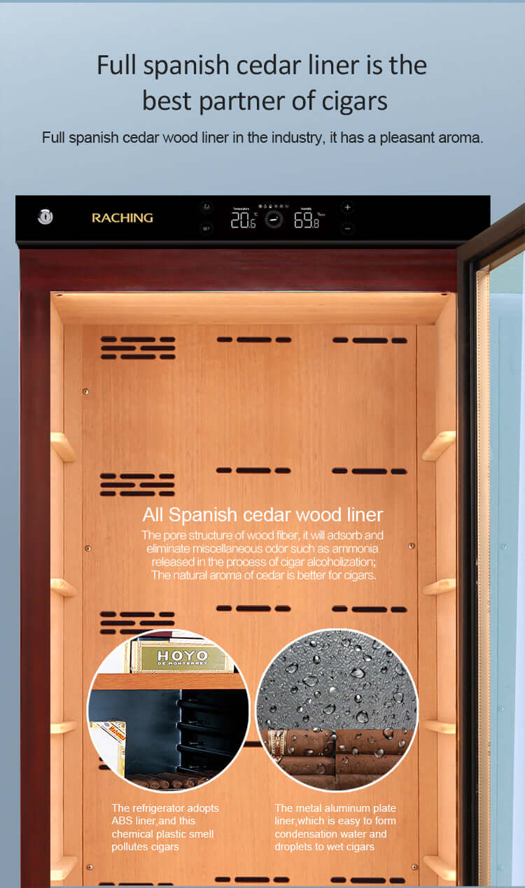 Raching Climate Controlled Cigar Humidor C380A image of product description