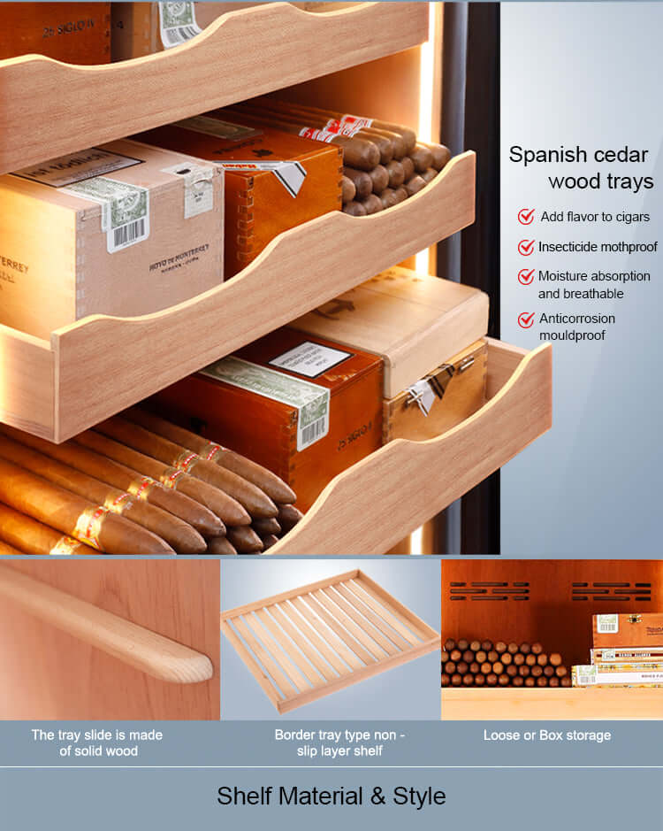 Raching Climate Controlled Cigar Humidor C380A image of product description