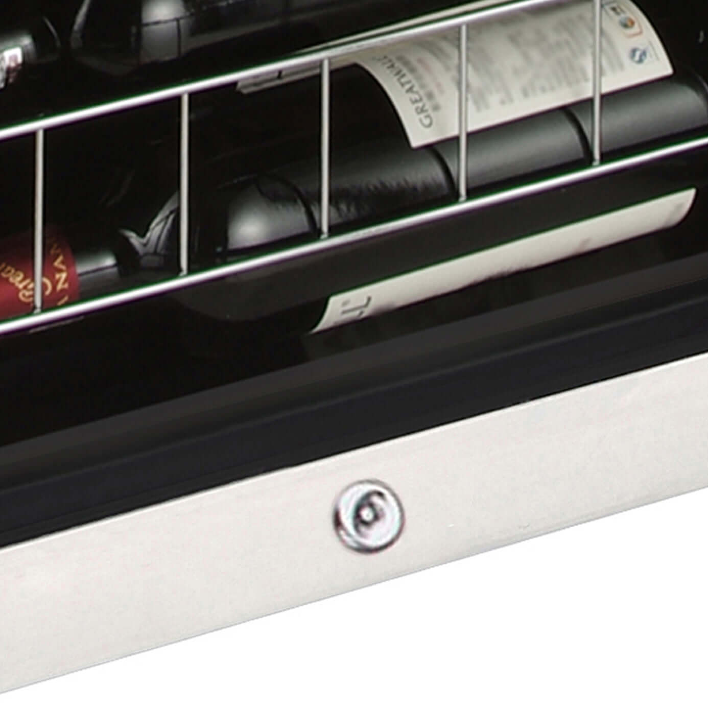 Whynter FWC-341TS 34 Bottle Freestanding Stainless Steel Wine Refrigerator with Display Shelf