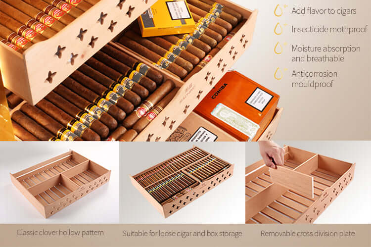 Raching MON1800 Precision Climate Controlled Cigar Humidor Cabinet image of product description