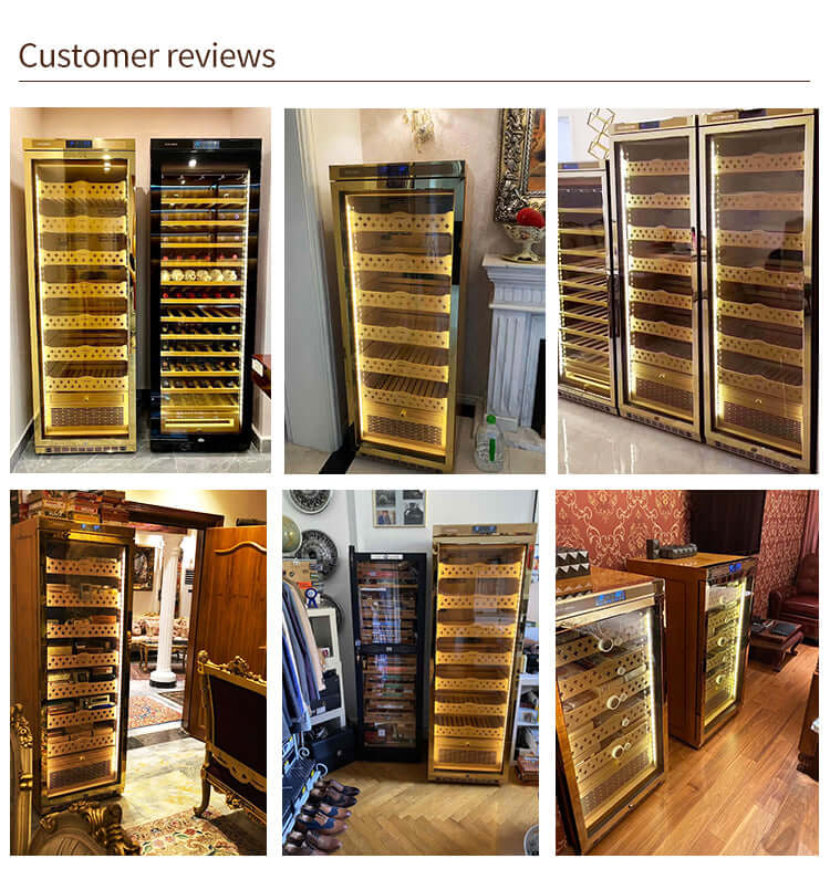 Raching MON1800 Precision Climate Controlled Cigar Humidor Cabinet image of product description