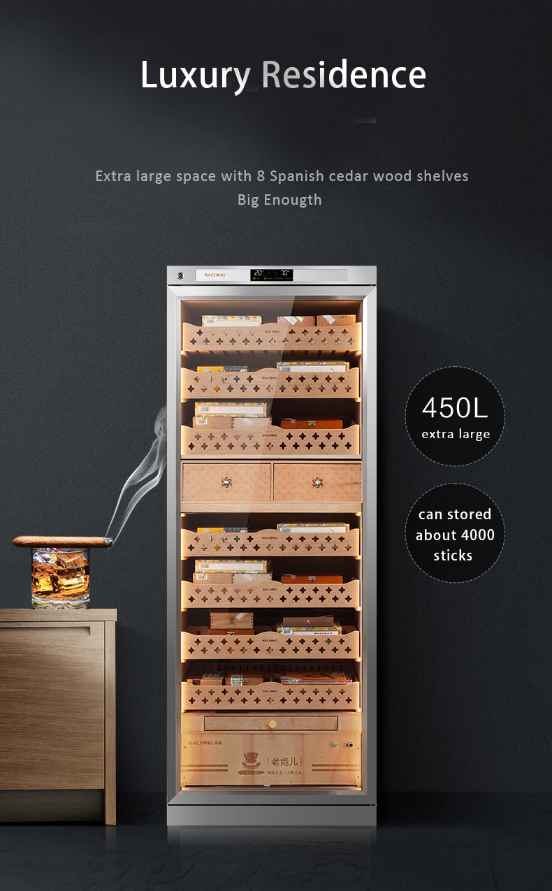 Raching CT48A - Electric Climate Control Cabinet Humidor (4000) Cigars