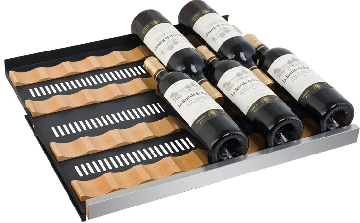 Allavino FlexCount Series 56 Bottle Stainless Dual Zone Built-in Wine Cooler