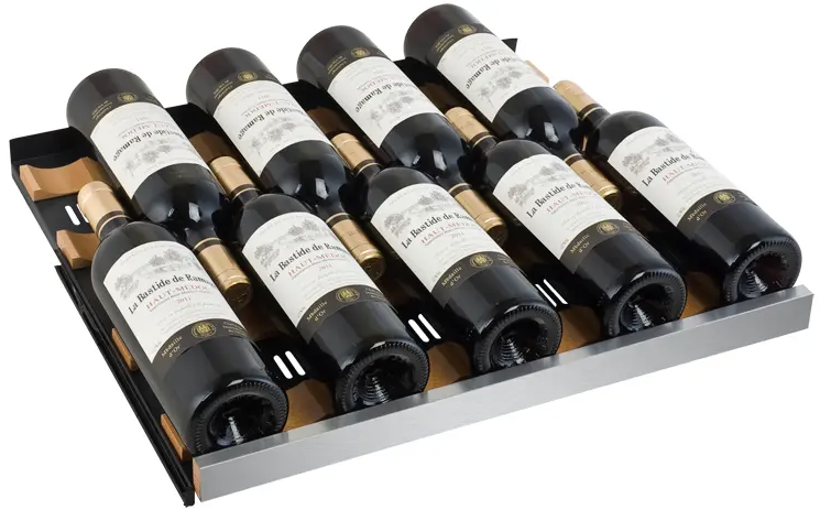 Allavino FlexCount Series 56 Bottle Stainless Dual Zone Built-in Wine Cooler