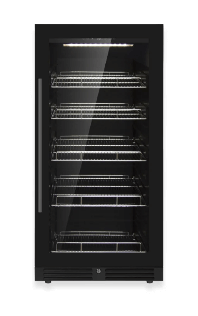 Kings Bottle 389 Cans Capacity Upright Beverage Refrigerator With Low-E Glass Door