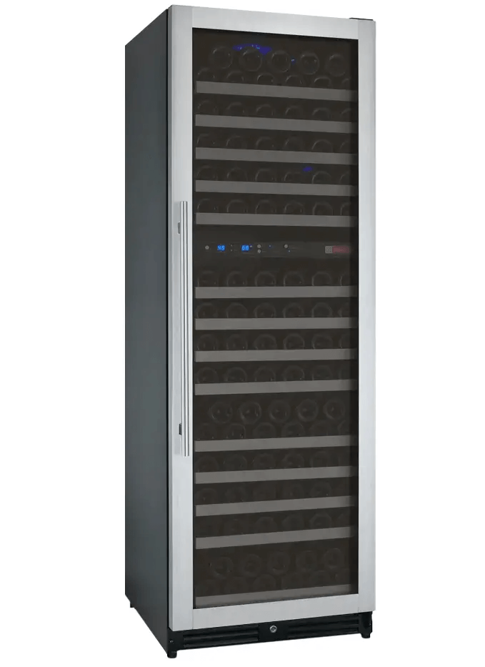 Allavino FlexCount Series 172 Bottle Dual Zone Built-in Wine Cooler Refrigerator w/Stainless Steel Door