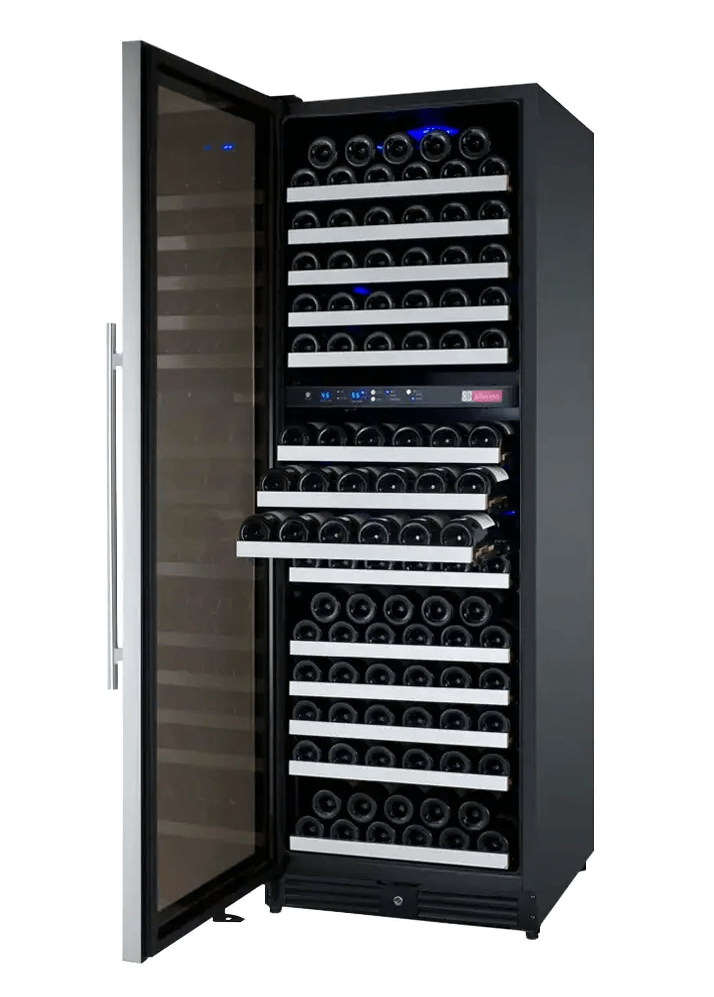 Allavino FlexCount Series 172 Bottle Dual Zone Built-in Wine Cooler Refrigerator w/Stainless Steel Door