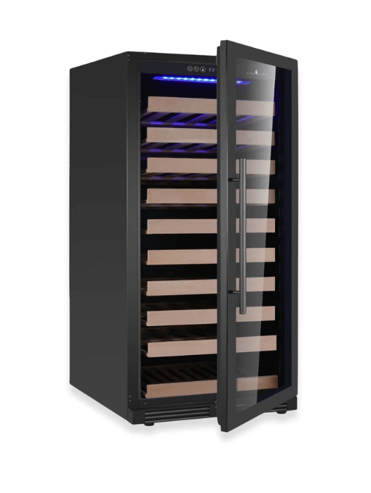 Kings Bottle 47-Inch Height Single Zone Wine Cooler with Low-E Glass Door