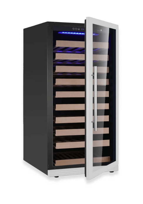 Kings Bottle 47-Inch Height Single Zone Wine Cooler with Low-E Glass Door