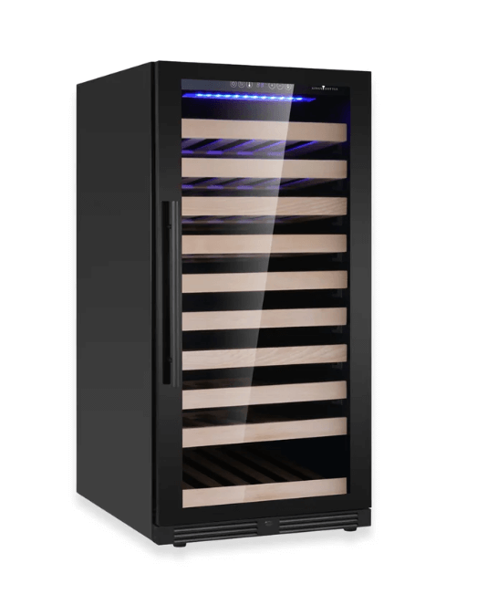 Kings Bottle 47-Inch Height Single Zone Wine Cooler with Low-E Glass Door