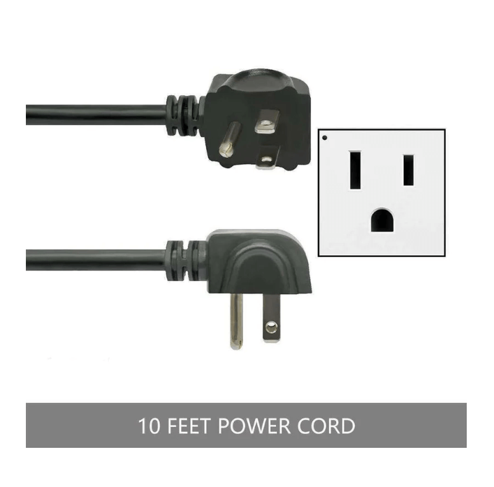 Kings Bottle 24-Inch Outdoor Beverage Refrigerator with Solid Stainless Steel Door image of electrical cord and plug