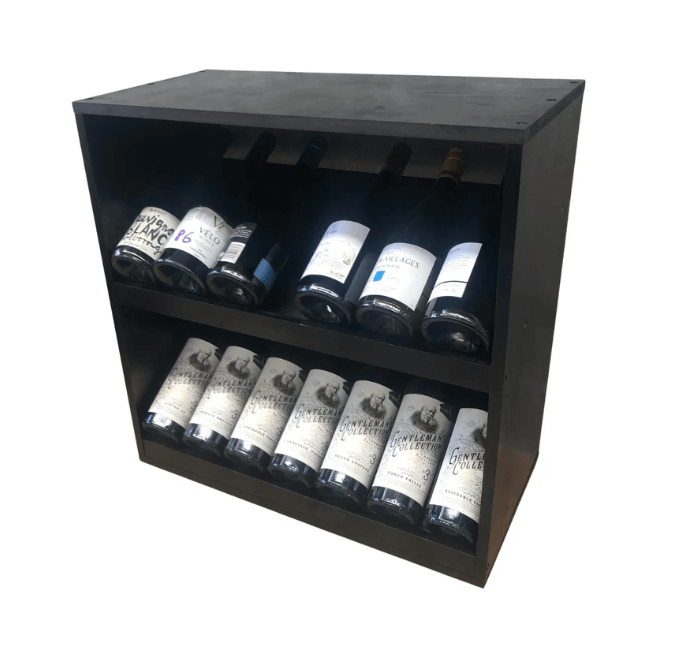 14 Bottle Display Wine Cube | 18mm Thick