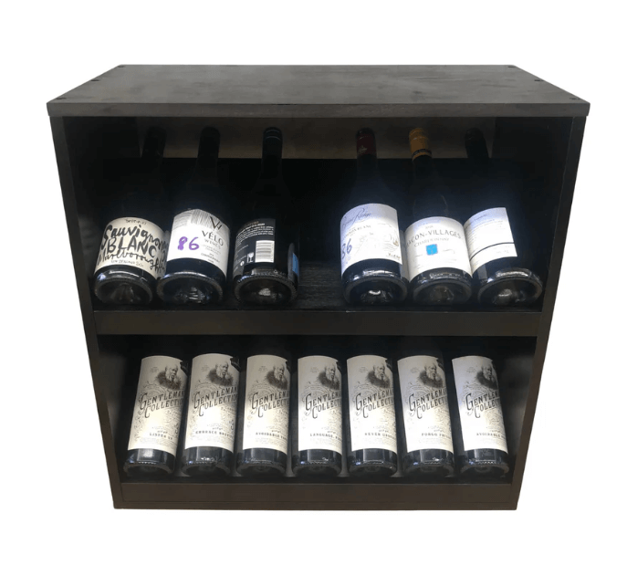 14 Bottle Display Wine Cube | 18mm Thick