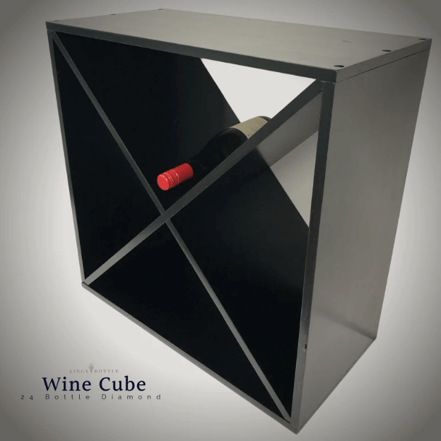 24 Bottle Compact Cross Wine Cube | 18mm Thick