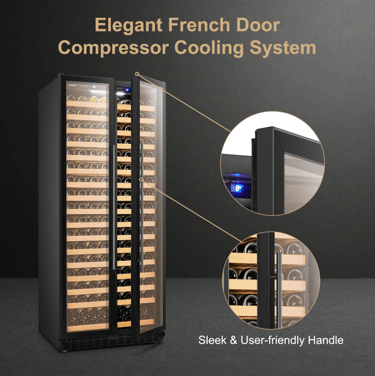 Lanbopro 257 Bottle Single Zone Wine Cooler - LP328S image of product description page