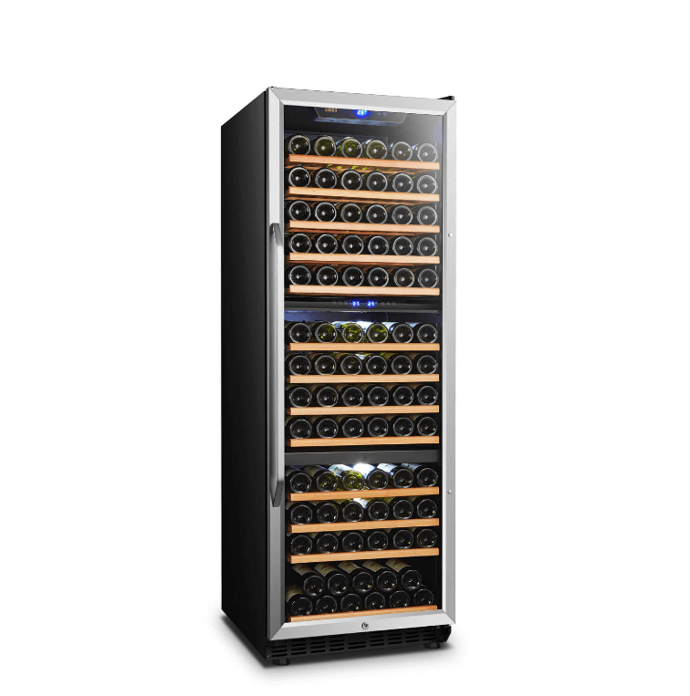 Lanbo 143 Bottle Triple Zone Wine Cooler LW144T