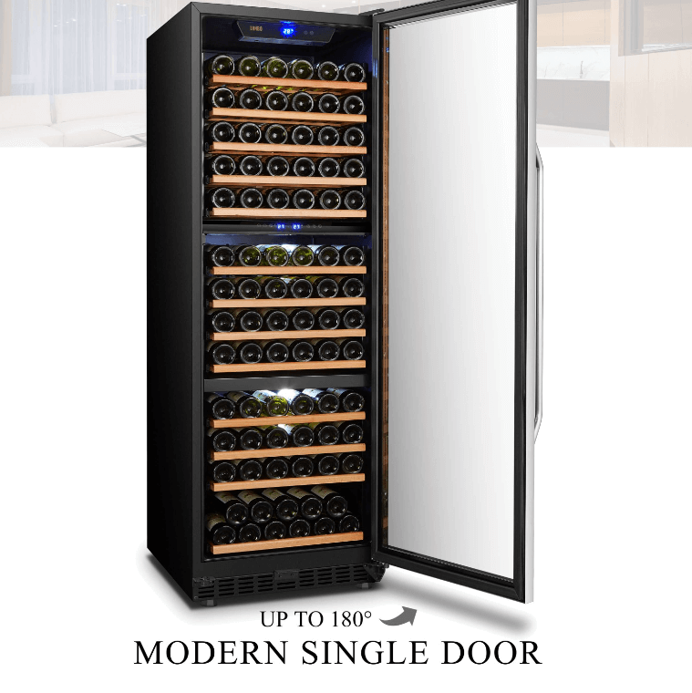 Lanbo 143 Bottle Triple Zone Wine Cooler LW144T