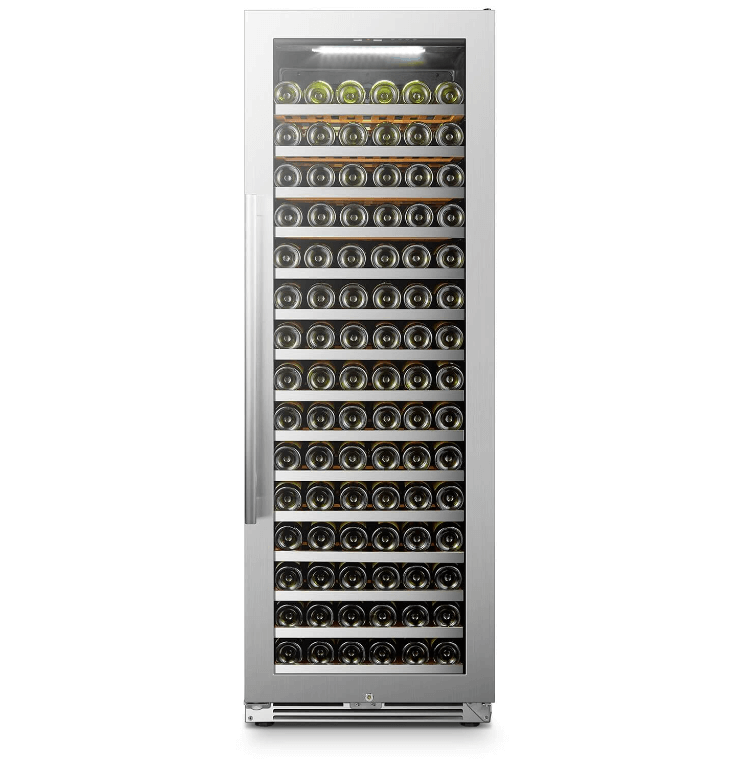 Lanbopro 164 Bottle Single Zone Wine Cooler - LP168S