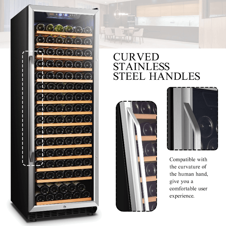 Lanbo 165 Bottle Single Zone Wine Cooler - LW177S image of product description