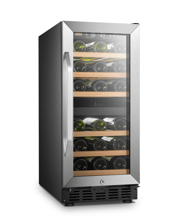 Lanbo 26 Bottle Dual Zone Wine Cooler LW28D