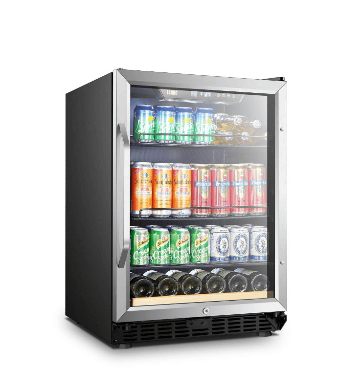Lanbo 110 Cans 6 Bottles Beverage Cooler LB148BC