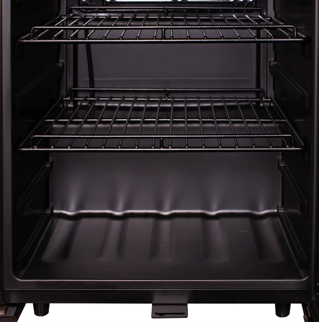 Allavino Contemporary 102 Bottle Single Zone Freestanding Wine Refrigerator with Black Glass Door KWR102S-1BGR image of interior