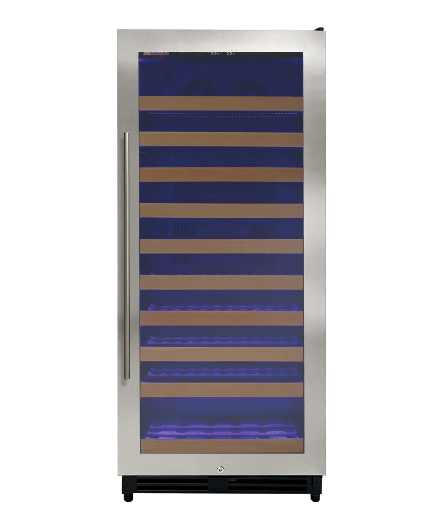 Allavino 119 Bottle 55" Tall Single Zone Stainless Steel Wine Refrigerator VSW11955S-1SL