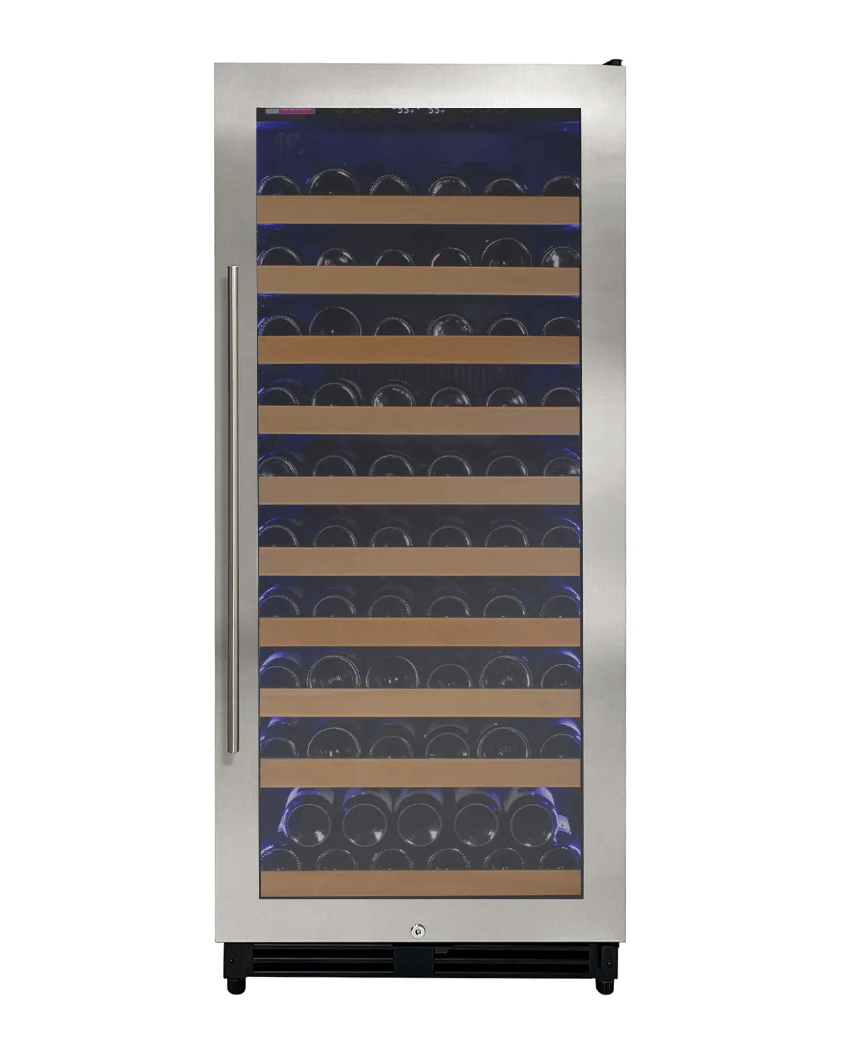 Allavino 119 Bottle 55" Tall Single Zone Stainless Steel Wine Refrigerator VSW11955S-1SL