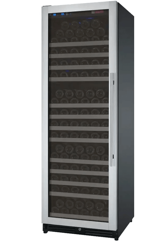 Allavino 24" Wide FlexCount II Tru-Vino 177 Bottle Single Zone Stainless Steel Wine Refrigerator VSWR177-1SL20