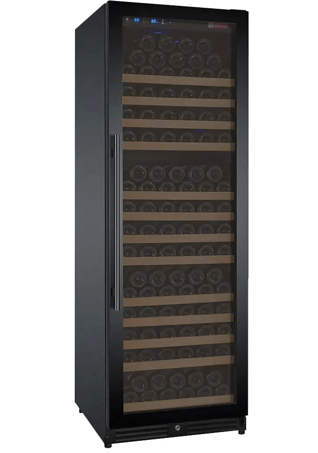 Allavino 24" Wide FlexCount II Tru-Vino 177 Bottle Single Zone Black Wine Refrigerator VSWR177-1BR20