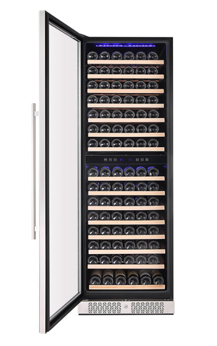 Empava Dual Zone Wine Cooler 70 inch Tall Wine Fridge EMPV-WC08D
