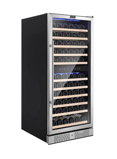 Empava Dual Zone Wine Cooler 55 inch Tall Wine Fridge EMPV-WC06D