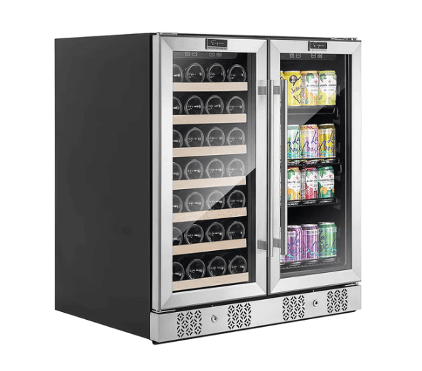 Dual Zone Wine & Beverage Cooler by Empava EMPV-BR04D