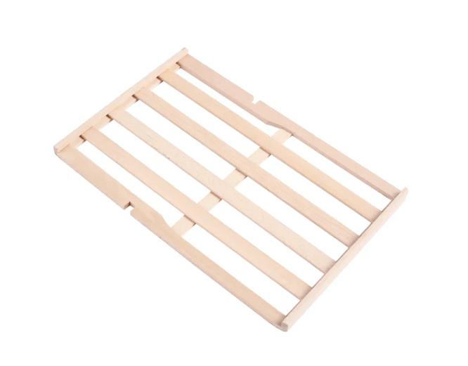 Dual Zone Wine & Beverage Cooler by Empava EMPV-BR04D image of wood shelf