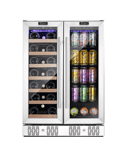 Dual Zone Wine and Beverage Cooler by Empava EMPV-BR03D